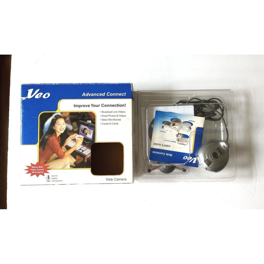 Veo Web Camera Advanced Connect Tested/Works Used (WinXP, 2000, Win98)